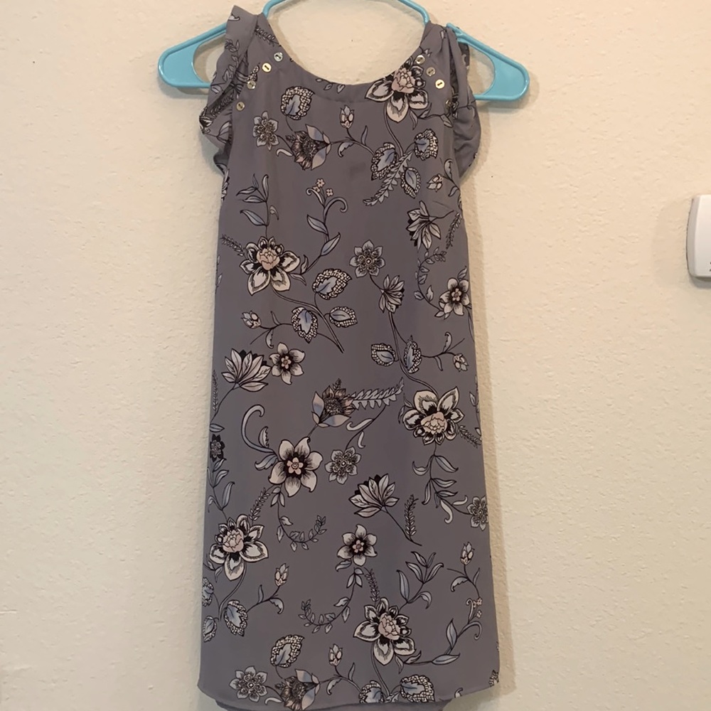 Purple Flower Dress 👗